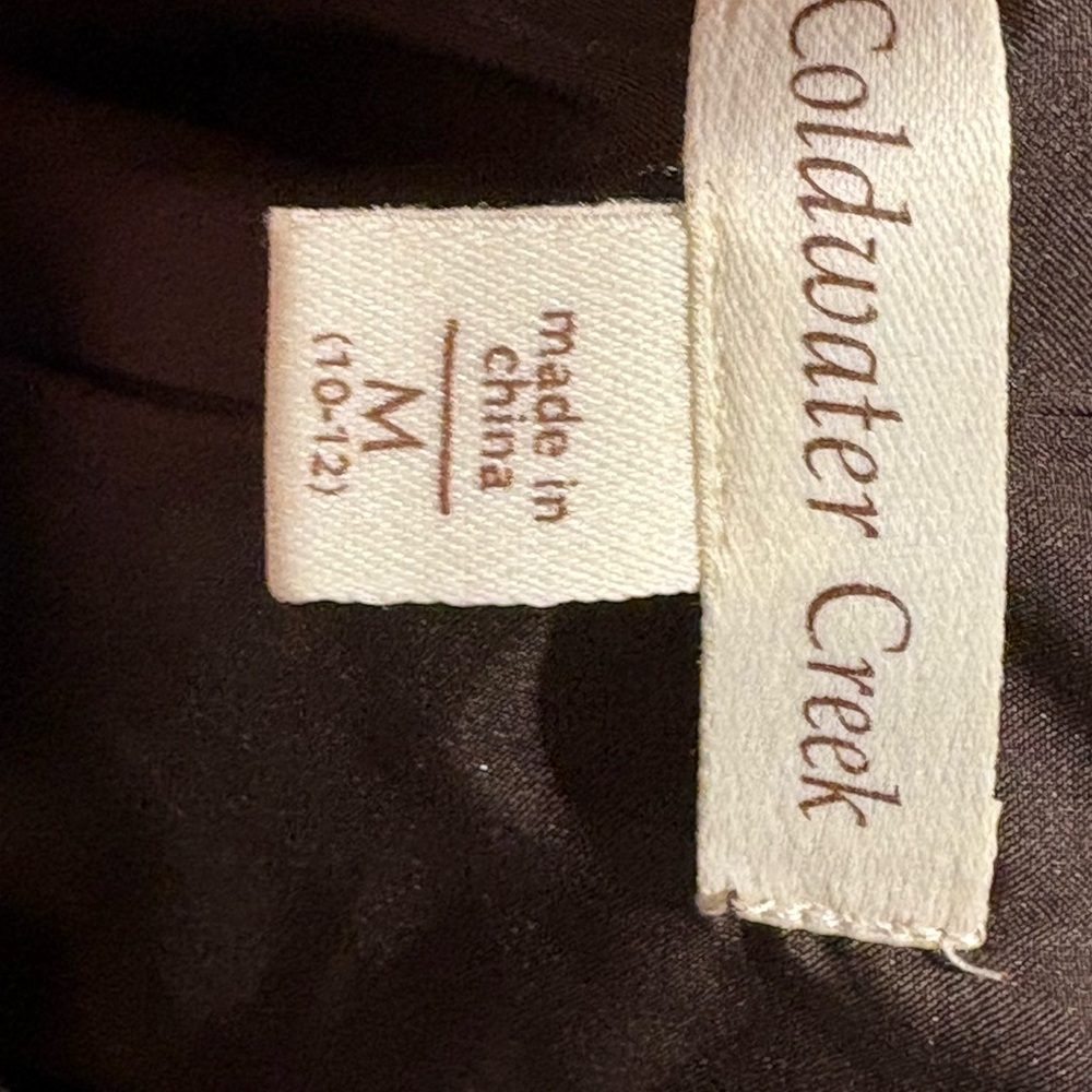 Coldwater Creek Rust A-Line Skirt - Picture 6 of 6